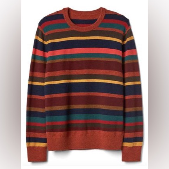 Gal striped multicolor merino wool sweater - Picture 1 of 7